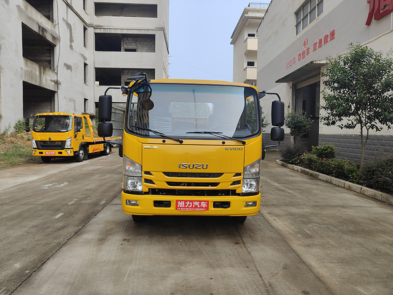 國六慶鈴五十鈴KV100藍牌清障車（輕量化）